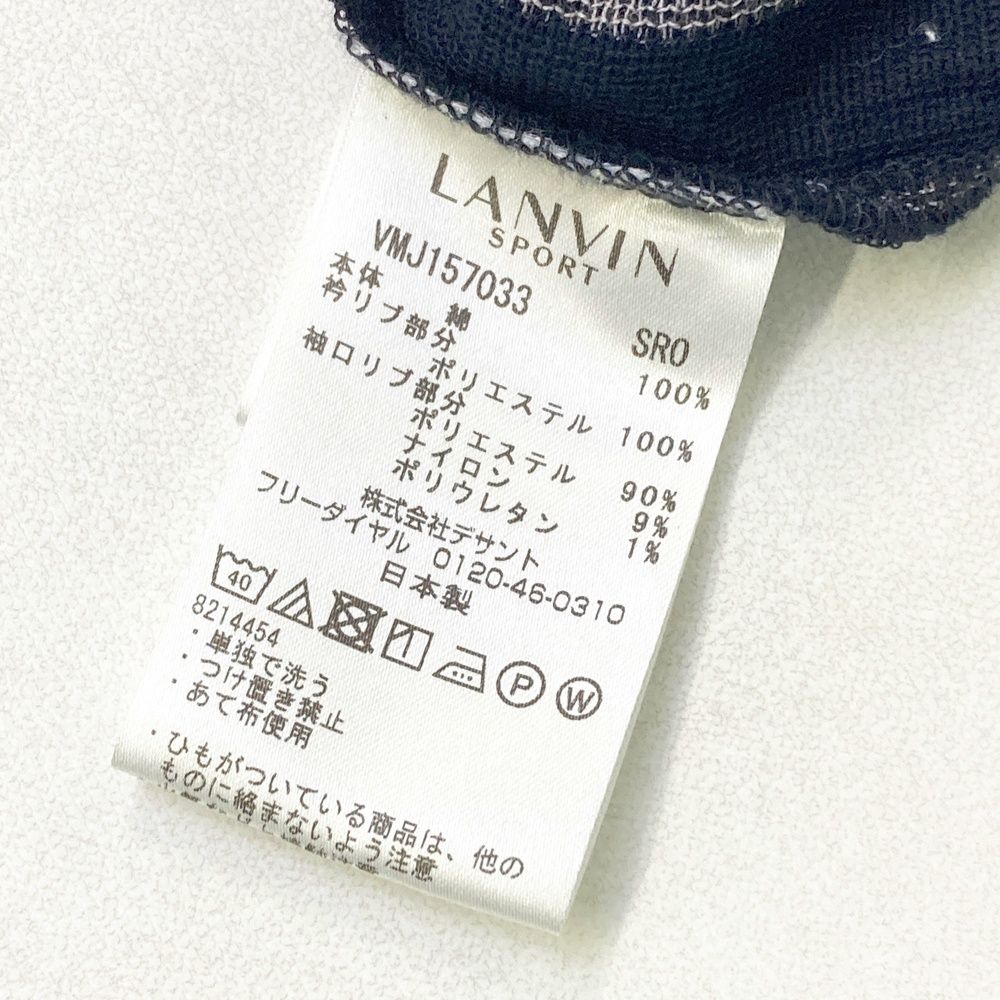 サイズ：40 LANVIN SPORT ランバン スポール 半袖ポロシャツ