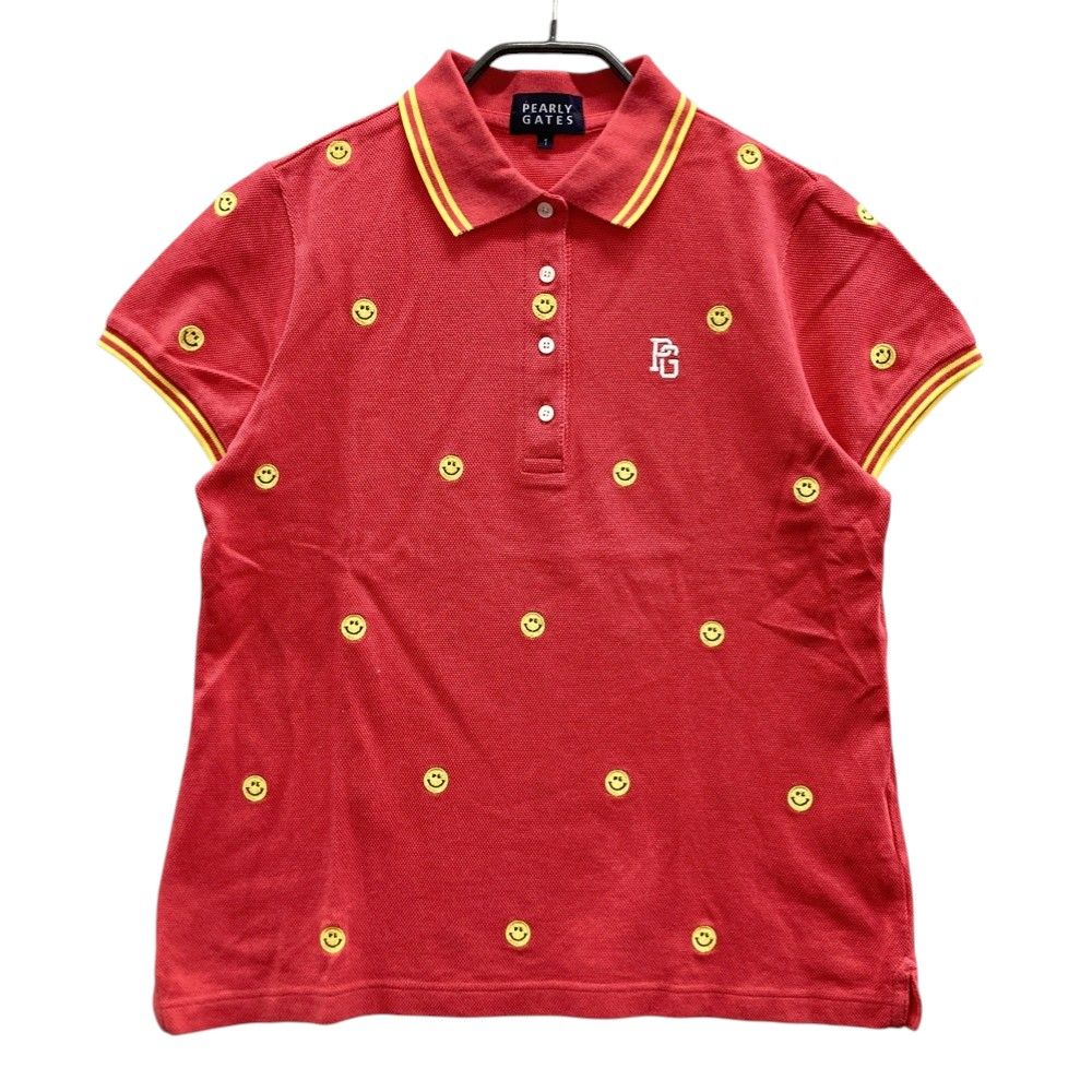 サイズ：1 PEARLY GATES パーリーゲイツ 半袖ポロシャツ ニコちゃん総