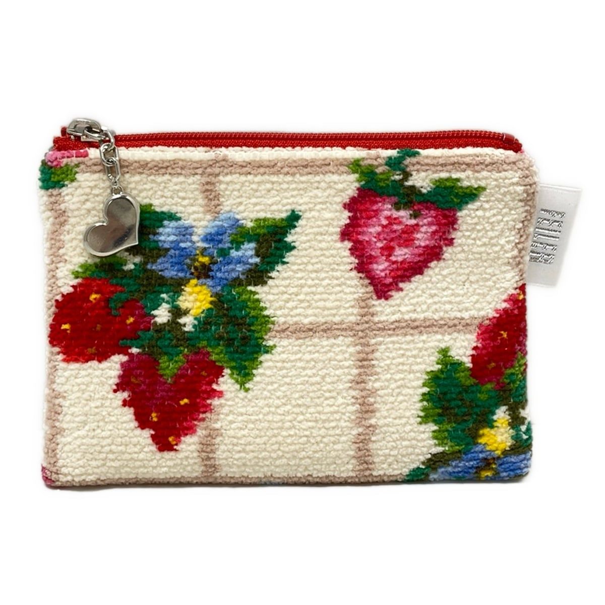 FEILER(フェイラー) ポーチ - アイボリー×レッド×マルチ 花柄