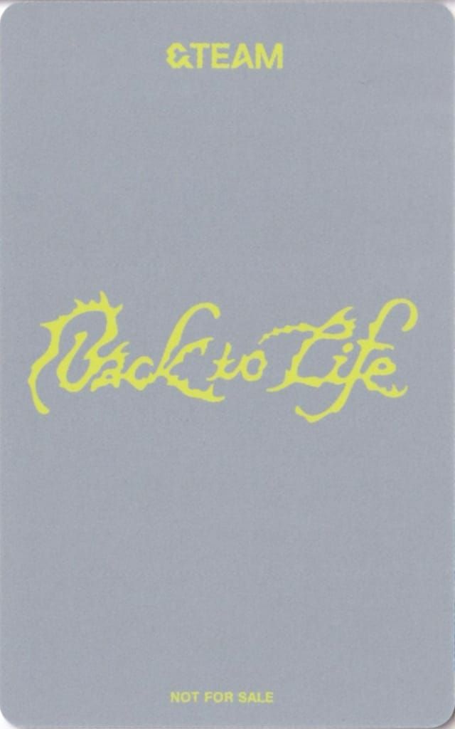 &TEAM Weverse/スペシャルプレミアムサイン会 NICHOLAS Back to Life