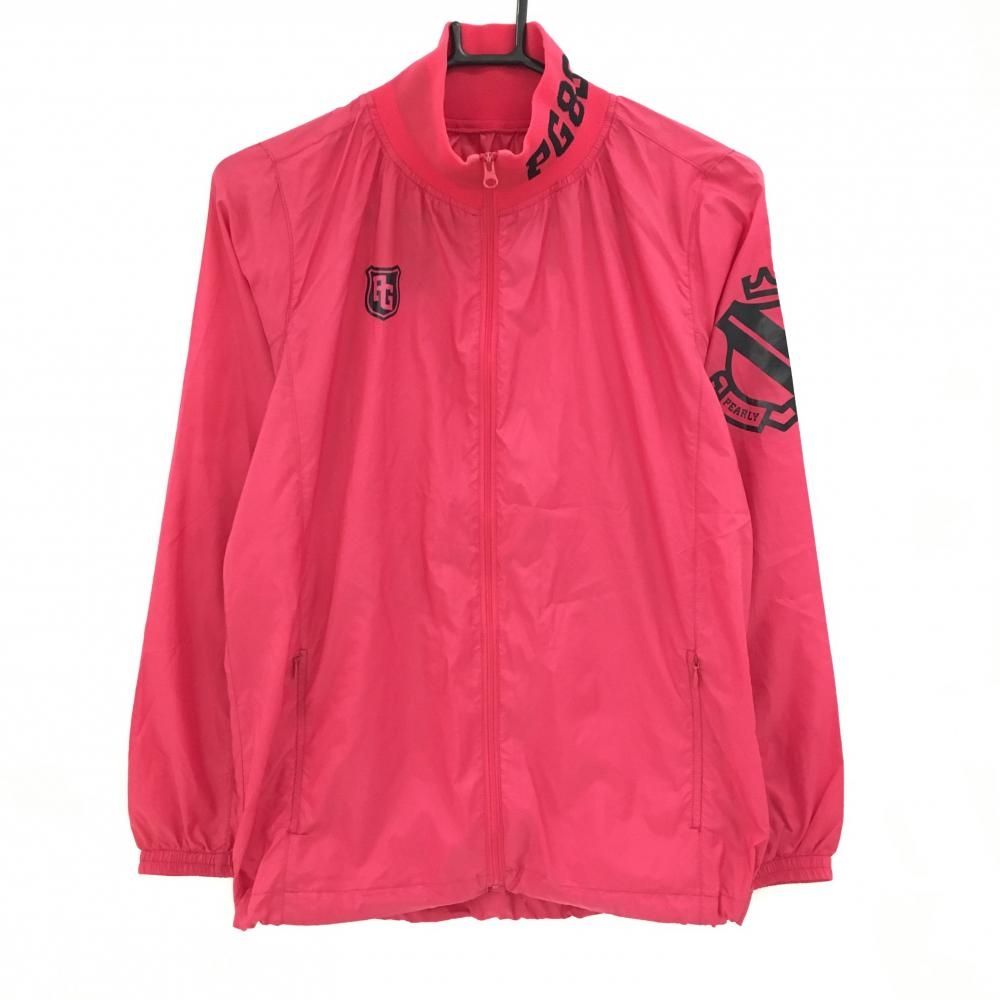 美品】パーリーゲイツ ジャケット レッドピンク 薄手 レディース 1(M