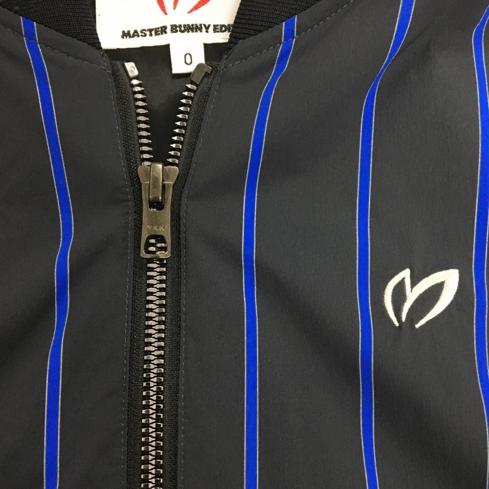 超美品】マスターバニー ジャケットブルゾン 黒系×ブルー レディース 0