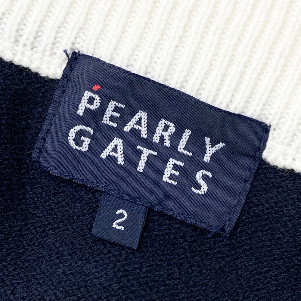 サイズ：2 PEARLY GATES パーリーゲイツ ニットジップジャケット