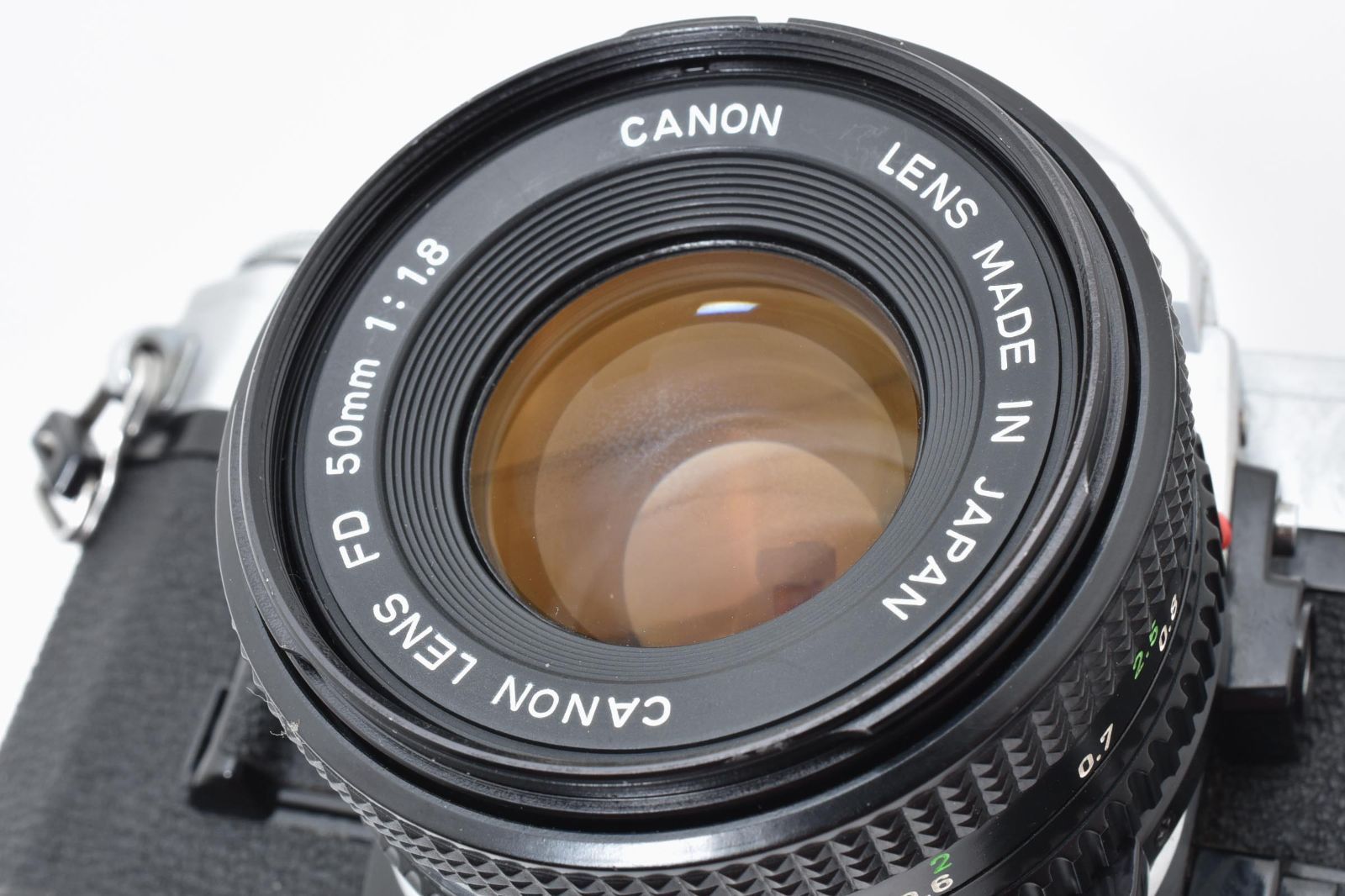 返品保証】☆実用品☆ キャノン Canon AE-1 Silver New FD 50mm F1.8