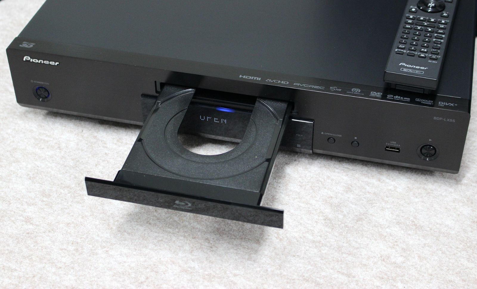 PIONNER CD/SACD/DVD/Blu-rayプレーヤーBDP-LX55 リモコン付 - メルカリ