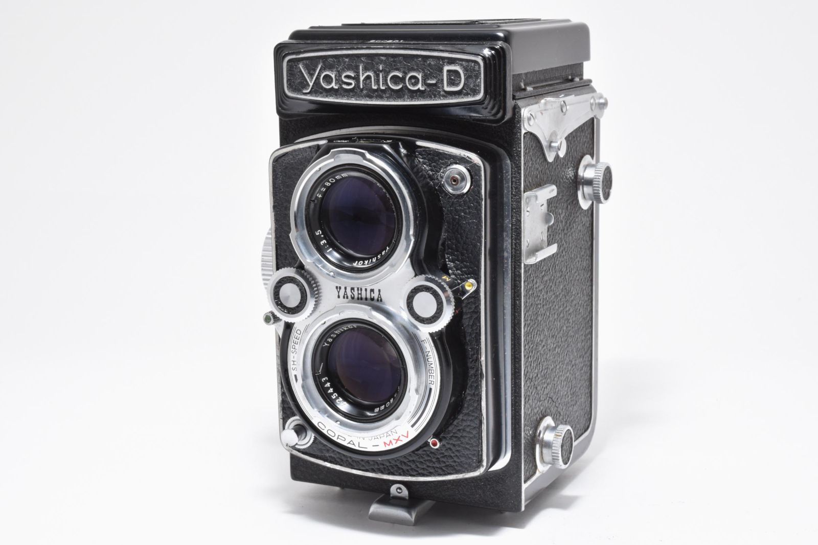 4902 ヤシカ Yashica D Black Yashikor 80mm f3.5 二眼レフ フィルム