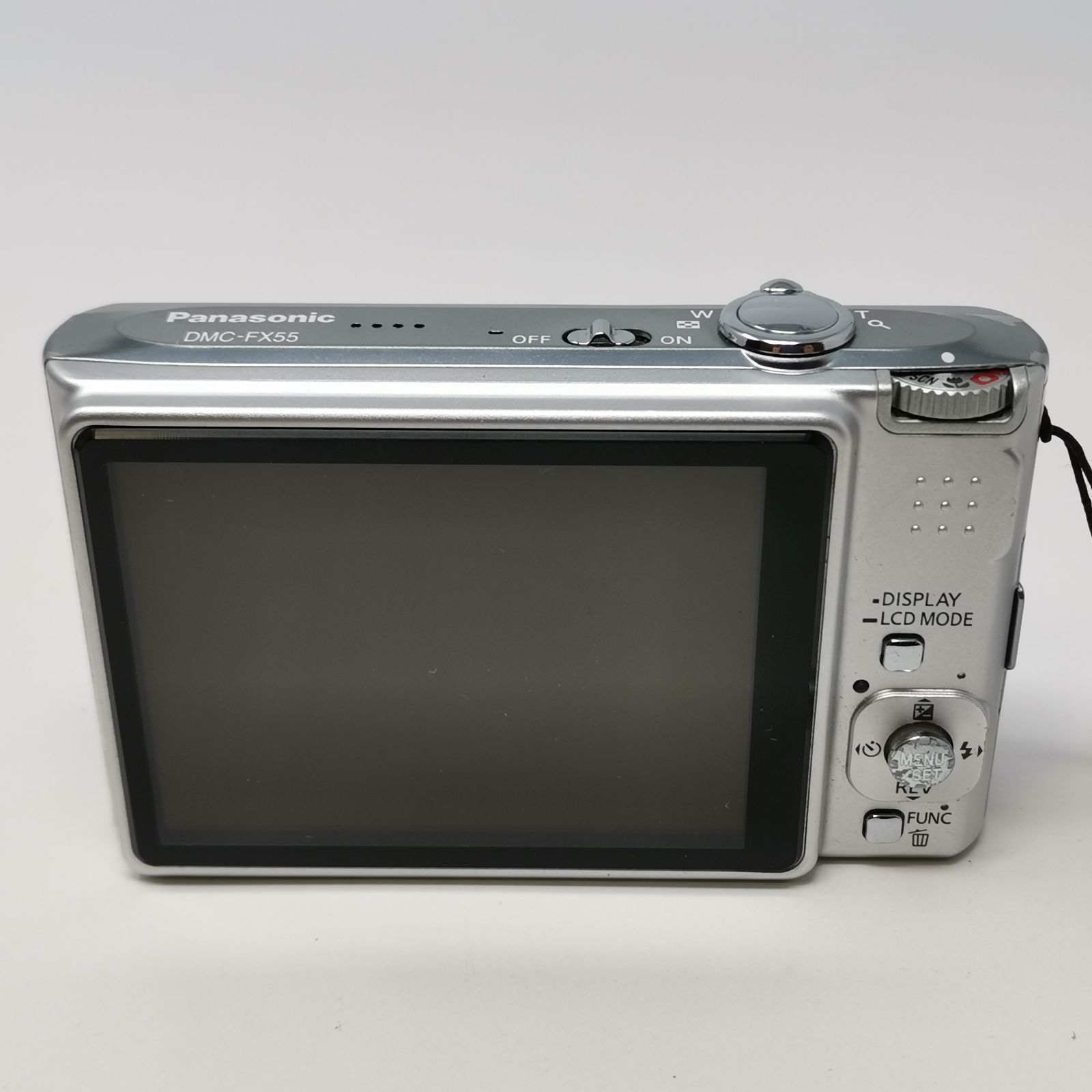 Panasonic LUMIX DMC-FX55シルバー ケース付き 起電確認済み デジカメ