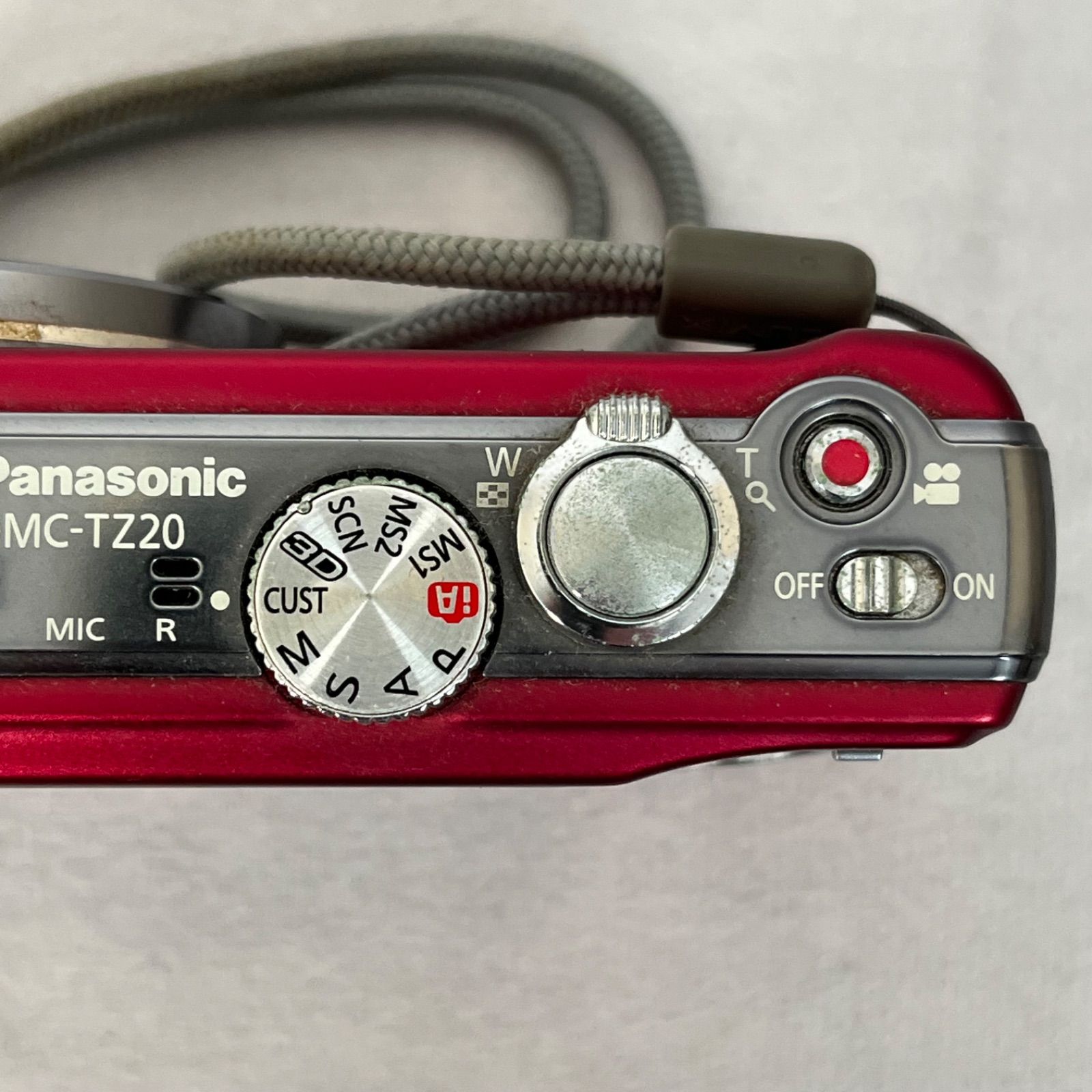 管2602-264】Panasonic パナソニック LUMIX DMC-TZ20 レッド