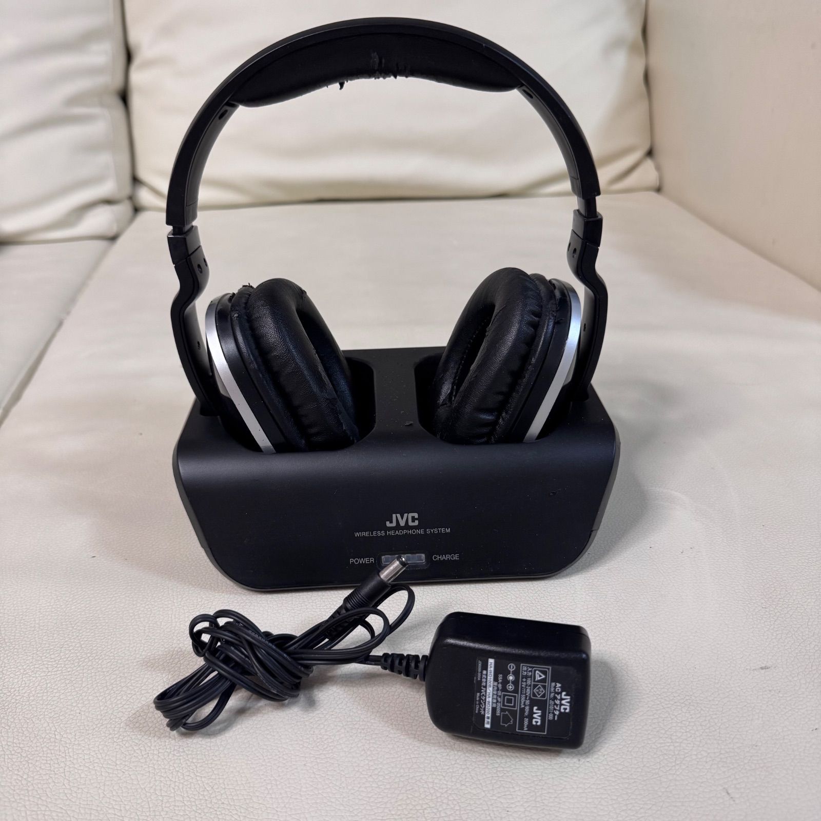 JVC ワイヤレスヘッドホンシステム HA-WD100B 動作確認済 - メルカリ