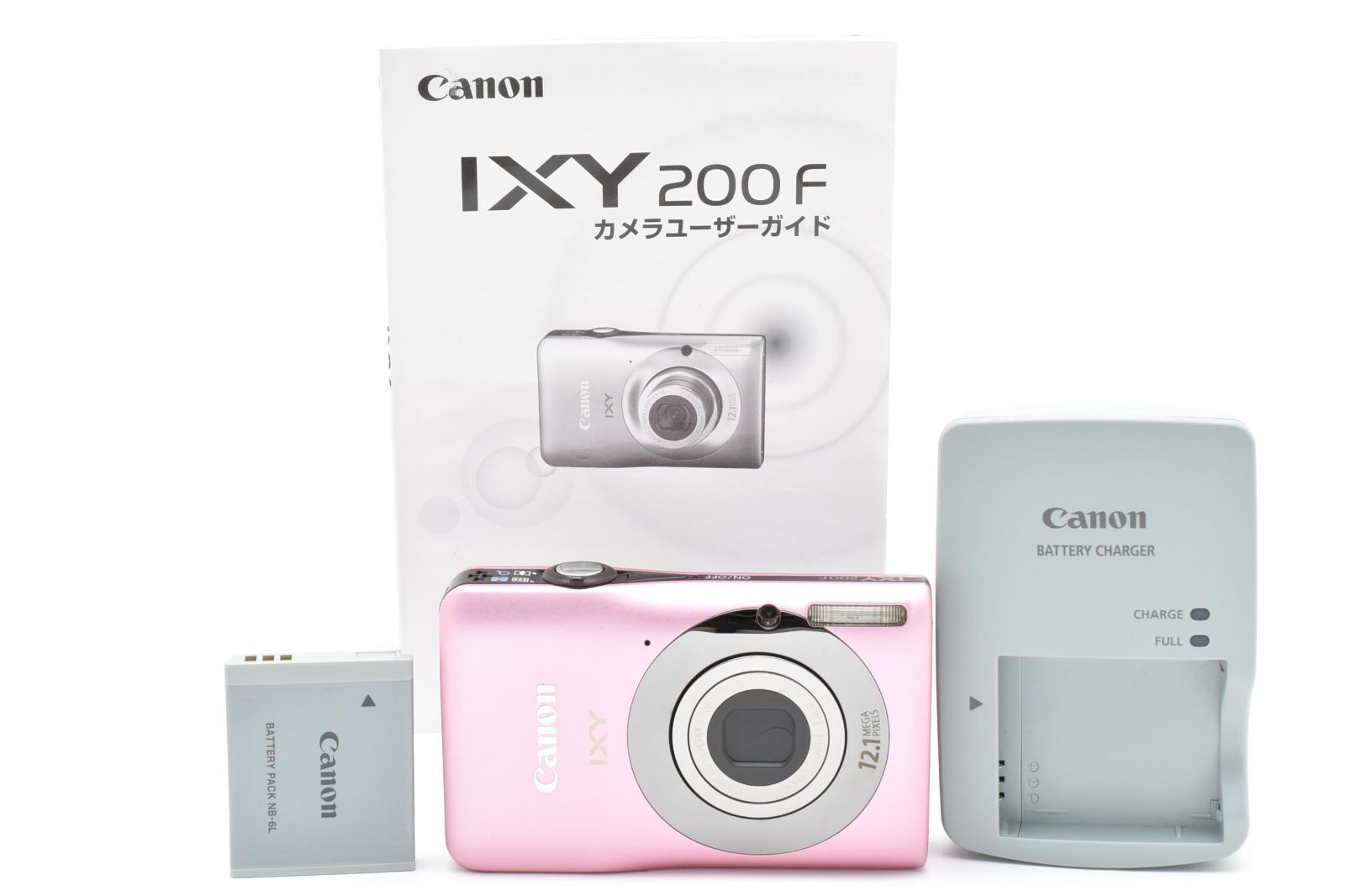 キヤノン Canon IXY 200F ピンク PC1469 《動作確認済・付属品付