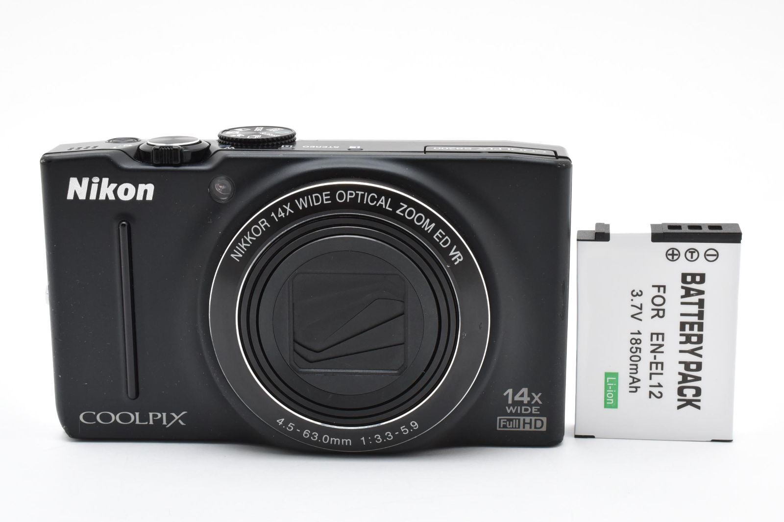 ニコン Nikon COOLPIX S8200 ブラック 《動作確認済・バッテリー付