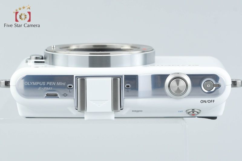 中古】OLYMPUS オリンパス PEN mini E-PM1 ホワイト ミラーレス一眼