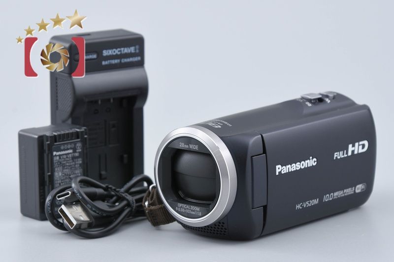 中古】Panasonic パナソニック HC-V520M ダークネイビー デジタル