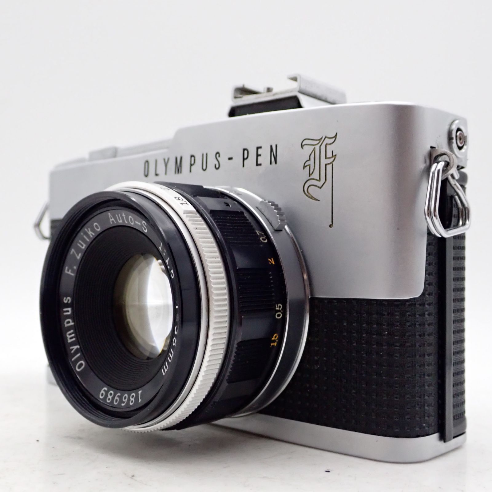 美品- OLYMPUS Pen F 一眼レフフィルムカメラ ハーフフレイム 173760 F