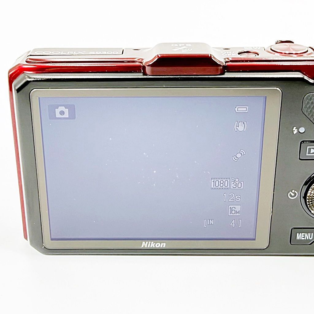 ニコン Nikon COOLPIX S9300 インペリアルレッド コンデジ カメラ 中古
