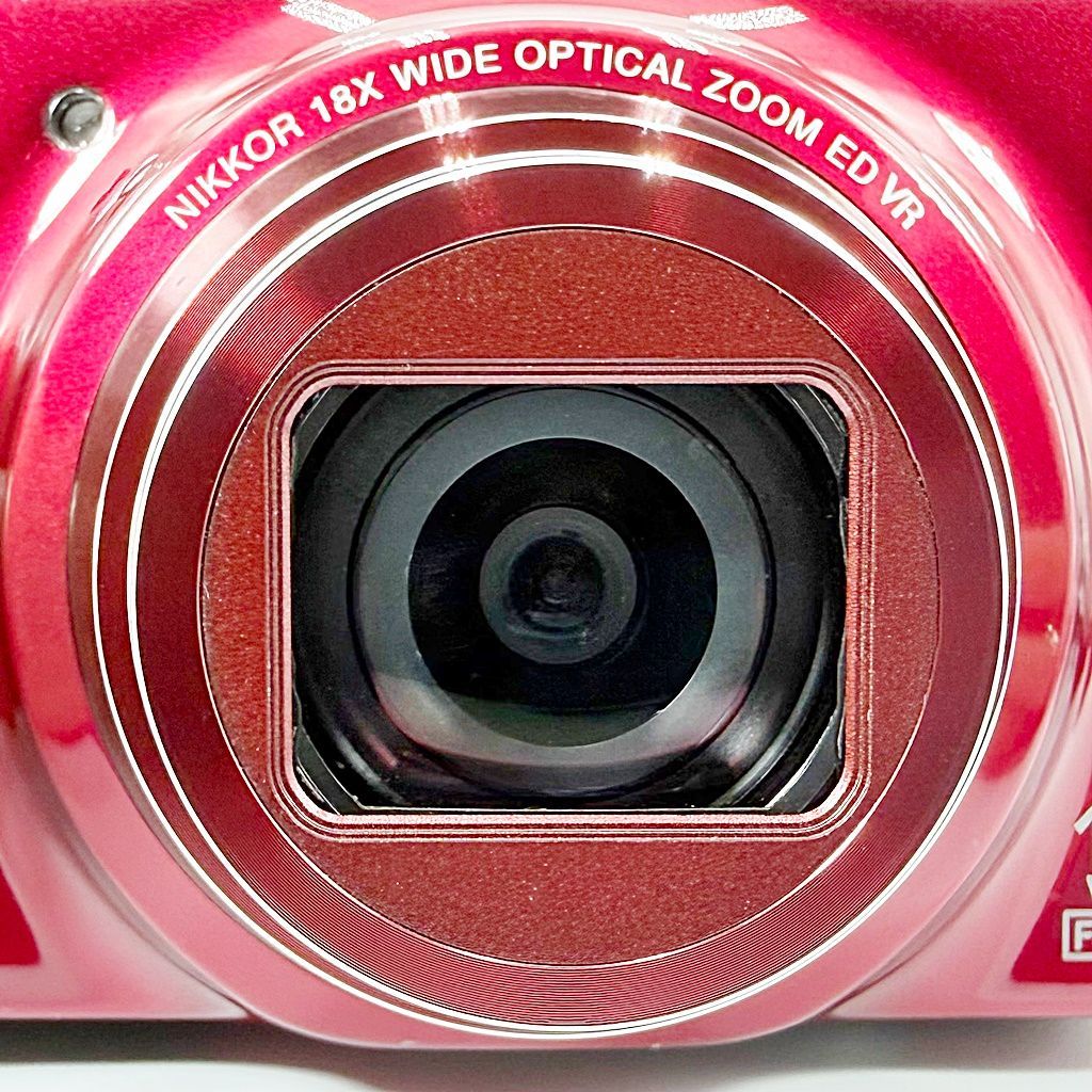 ニコン Nikon COOLPIX S9300 インペリアルレッド コンデジ カメラ 中古