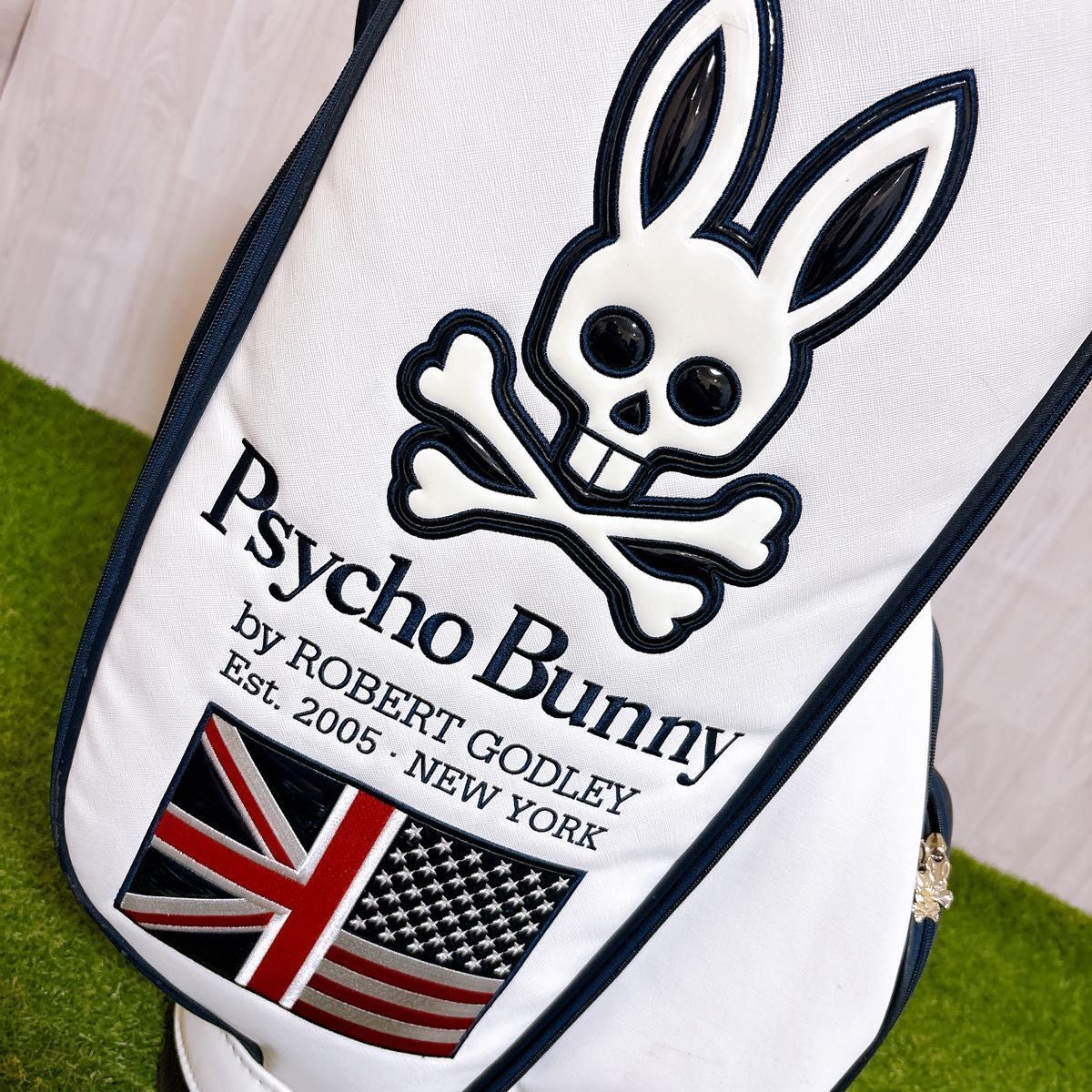 Psycho Bunny サイコバニー キャディバッグ ゴルフバッグ カート