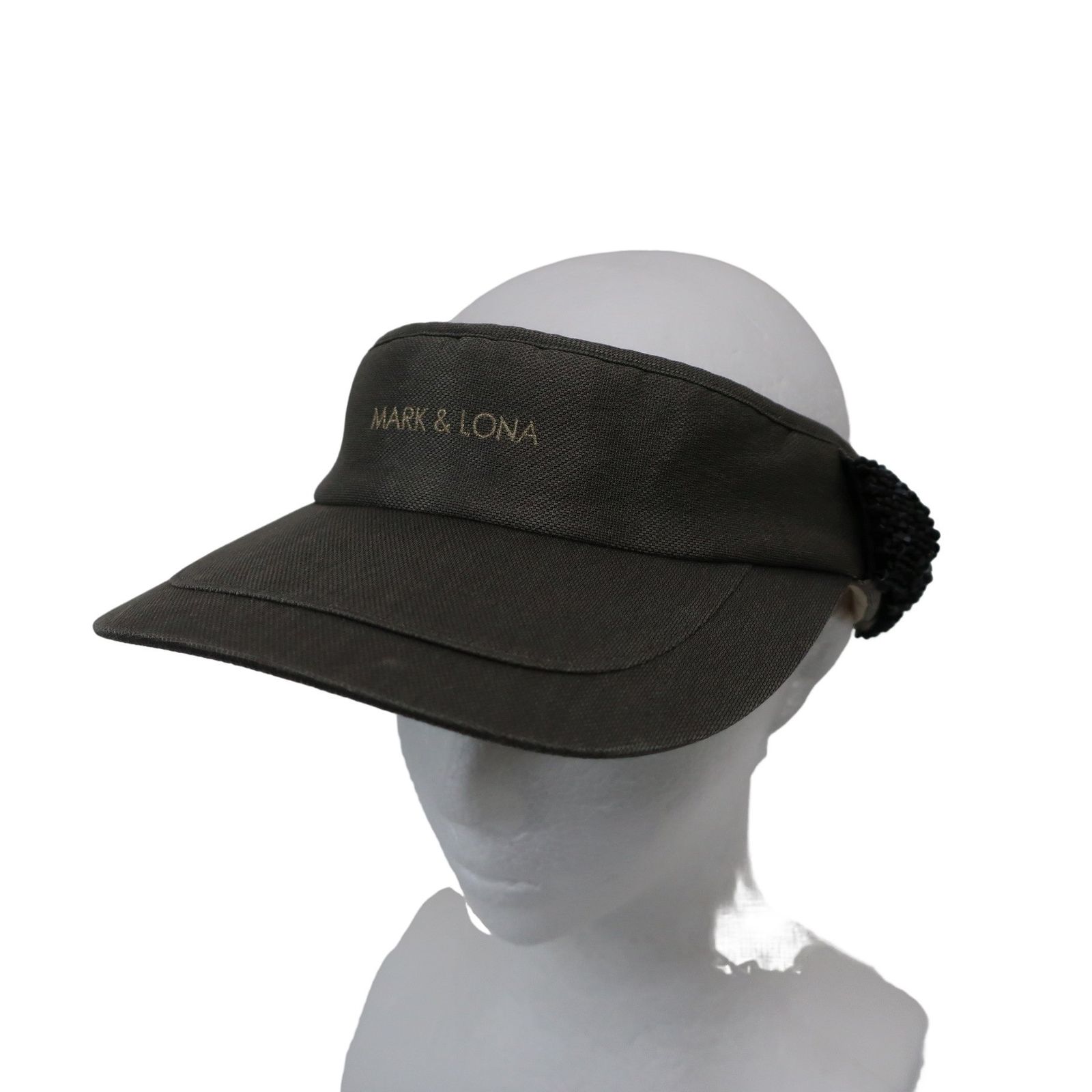 MARK&LONA(マークアンドロナ) サンバイザー ブラウン レディース