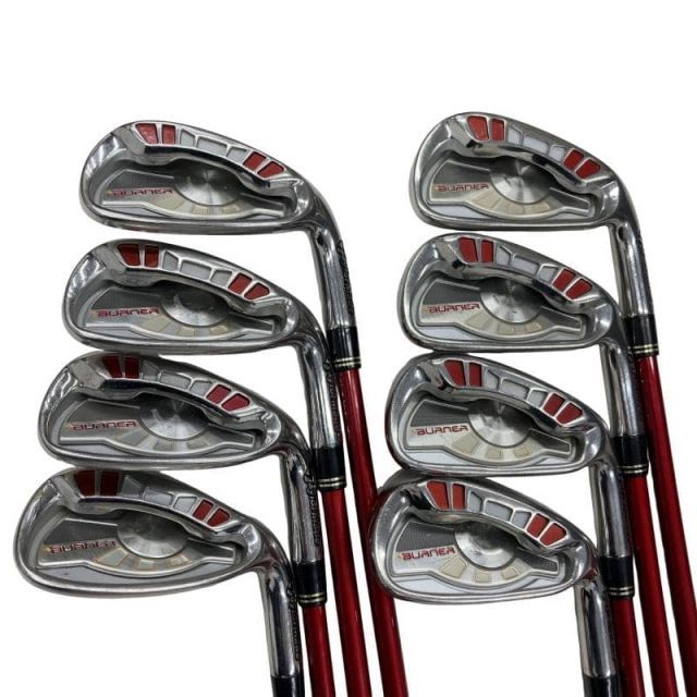 中古】 テーラーメイド BURNER(2007) 9S アイアンセット IR RE-AX