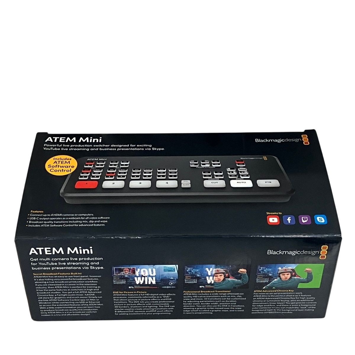 Blackmagic Design ATEM Mini ライブプロダクションスイッチャー 映像