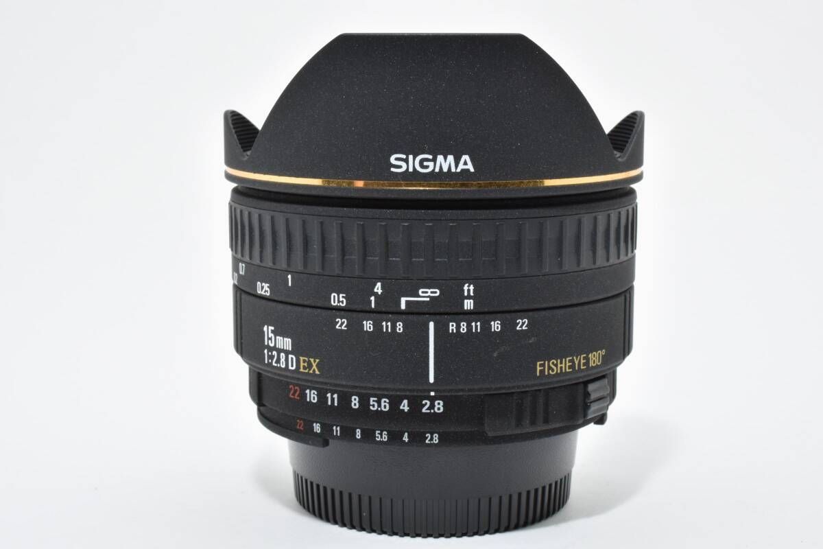 ☆極上品☆シグマ SIGMA 15mm F2.8 EX FISHEYE 180° ニコン用