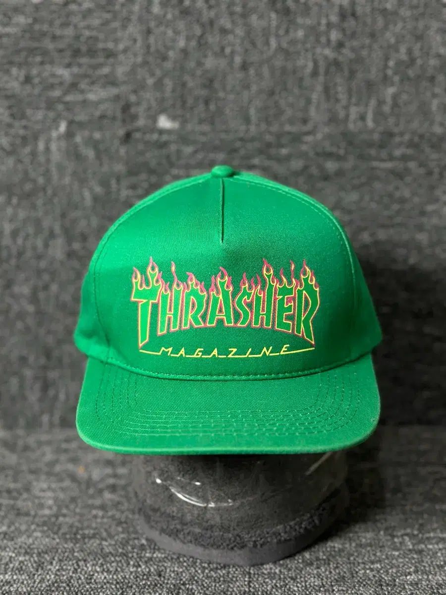 Thrasher トラッシャー グリーン ボールキャップ - メルカリ