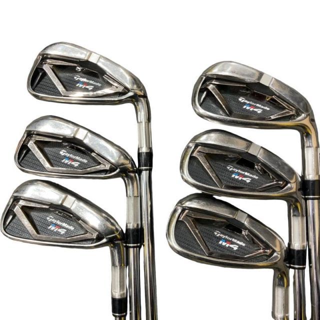 中古】 テーラーメイド M4 6S アイアンセット IR RE-AX 90 STEEL JAPAN