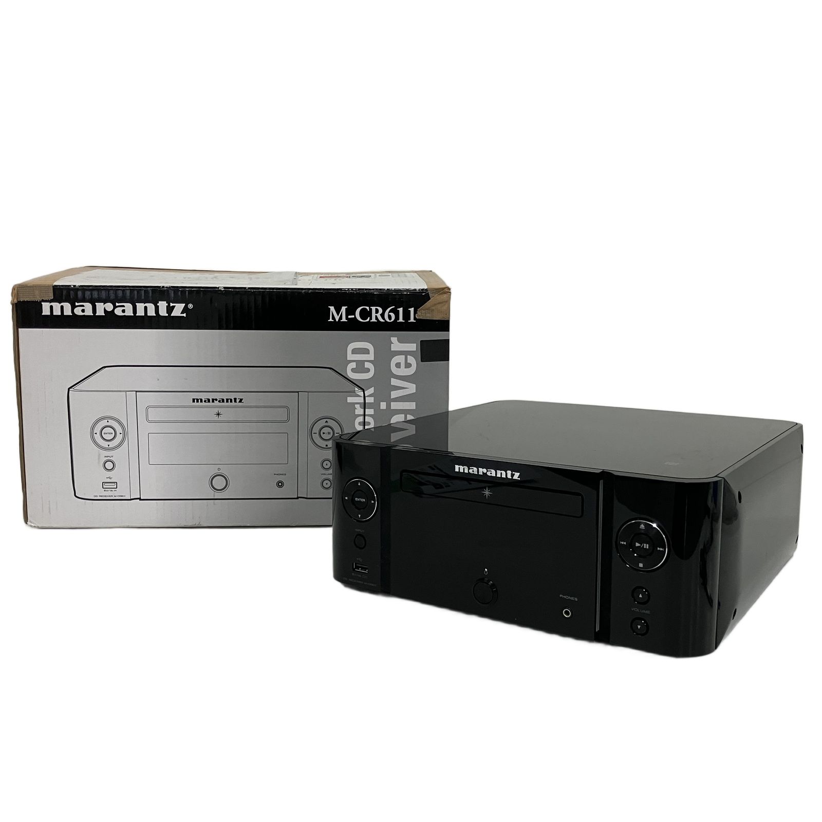 marantz M-CR611 ネットワークCDレシーバー ブラック 音響機材