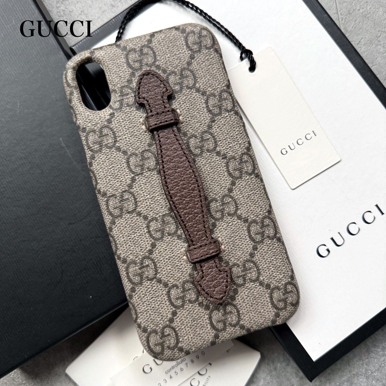 未使用 GUCCI iPhoneXRケース GG インターロッキング - メルカリ