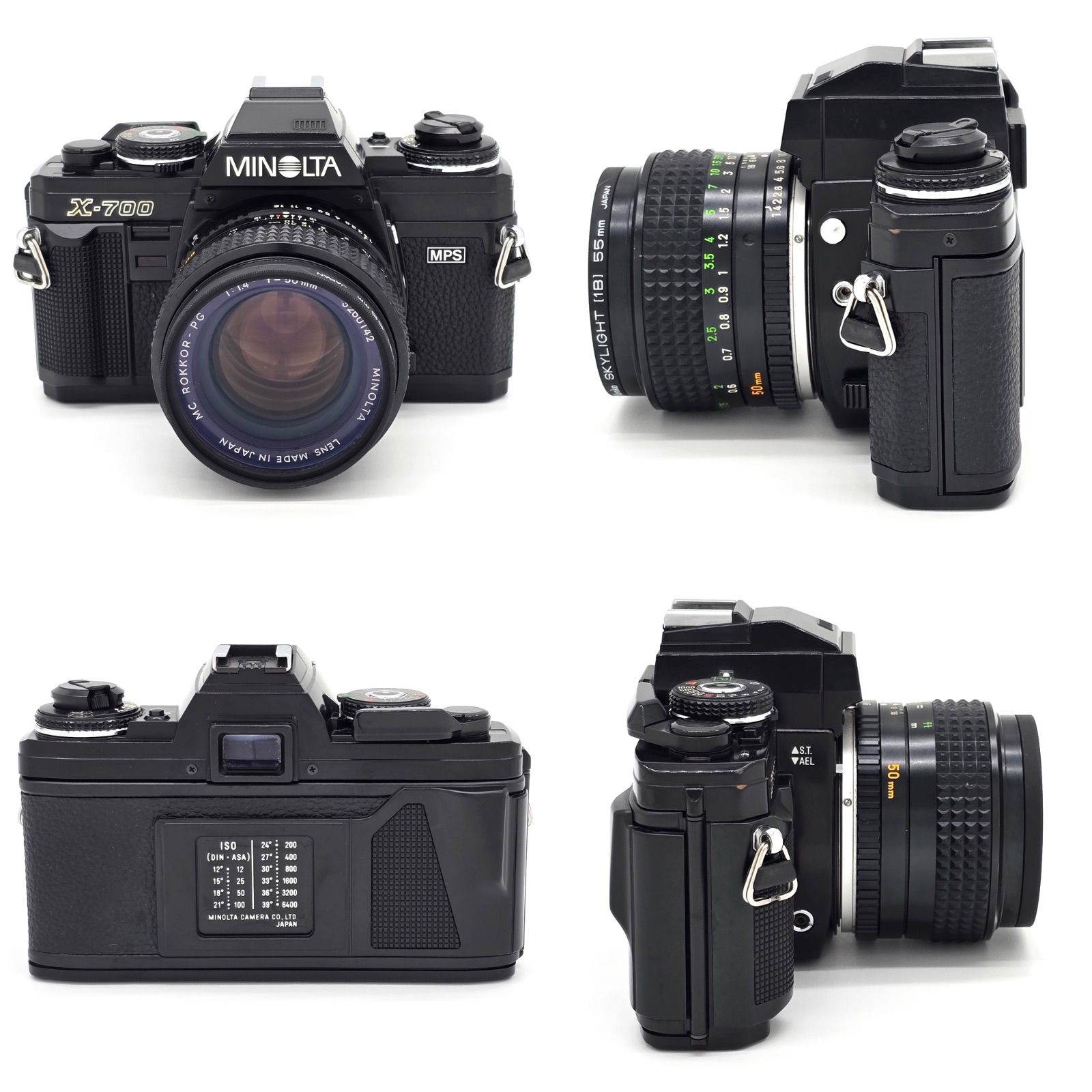 MINOLTA ミノルタ X-700 一眼レフ フィルムカメラ MC ROKKOR-PG F1.4