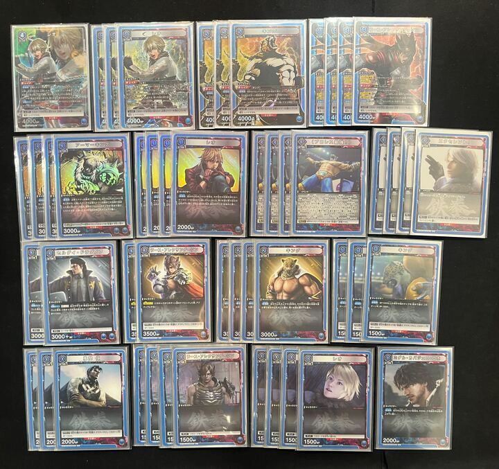 デッキ】鉄拳7 青 レオ＆キング＆ラース【UNIONARENA】※一部パラ