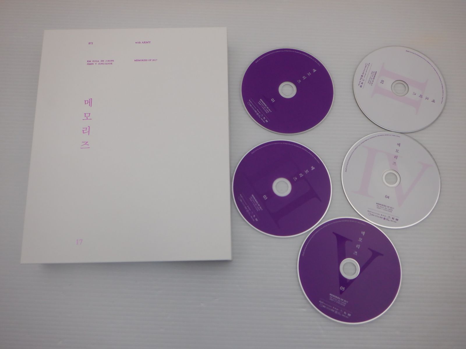 BTS DVD MEMORIES of 2017 日本語字幕あり 5DVD - メルカリ