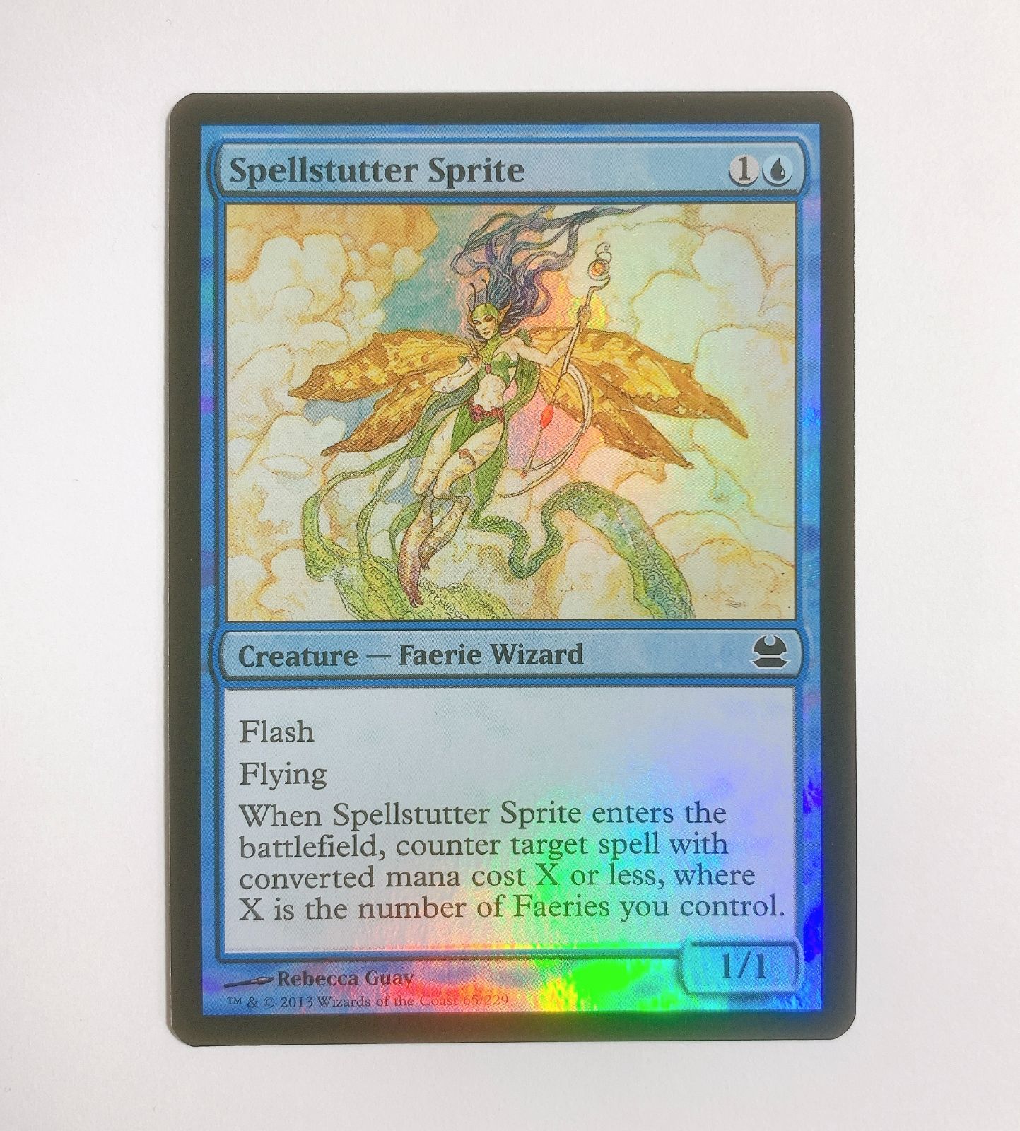 4】呪文づまりのスプライト/Spellstutter Sprite （英語版・Foil・MMA