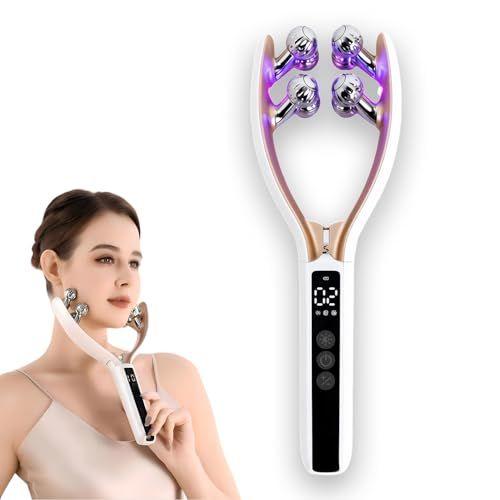 EMS美顔器 美顔ローラー 小顔 リフトケア フェイス＆ボディー用 RF 微