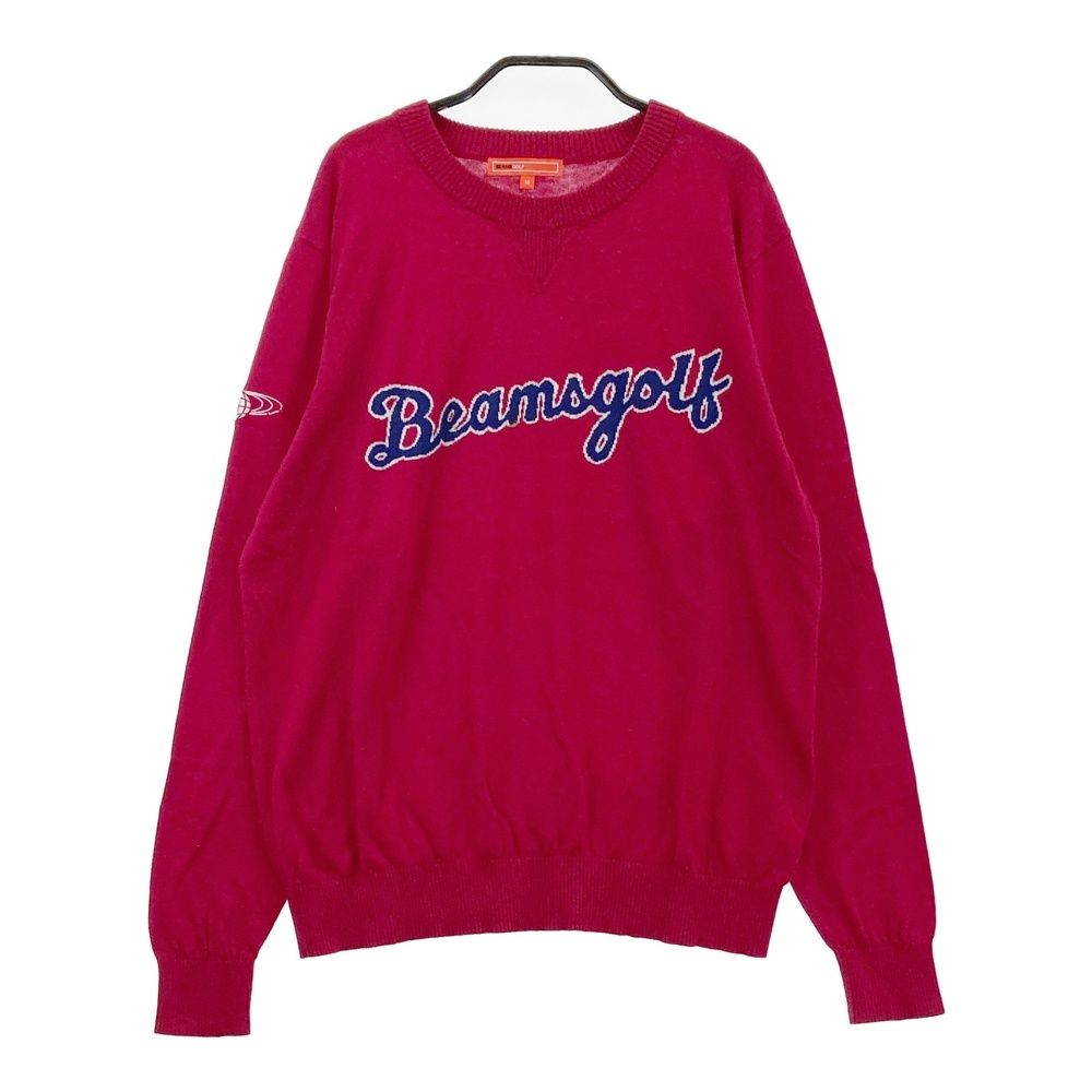 サイズ：M BEAMS GOLF ビームスゴルフ カシミヤ混 長袖ニットセーター