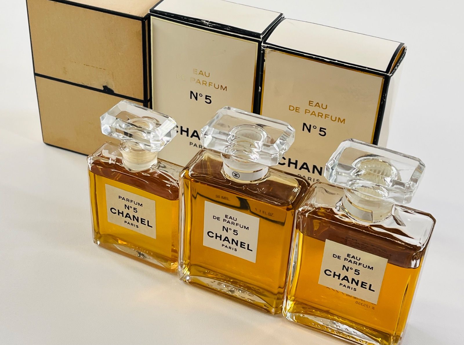 ☆残量多 3点 まとめ売り CHANEL シャネル No.5 ナンバー5 香水 オー