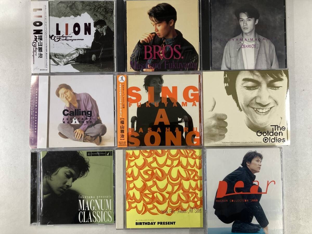 W0876】福山雅治 CD アルバム 9枚セット○LION○BROS.○Calling○ON