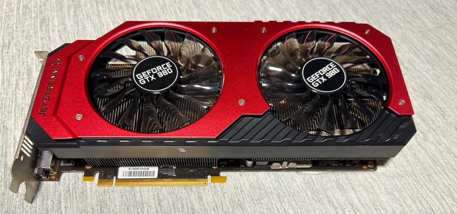 Palit GeForce GTX980 Super JetStream 4GB（赤系デュアルファン