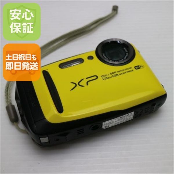 美品 FinePix XP90 イエロー 即日発送 コンデジ FUJIFILM 本体 土日祝