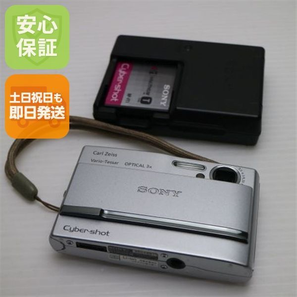 良品中古 Cyber-shot DSC-T9 シルバー 即日発送 SONY デジカメ