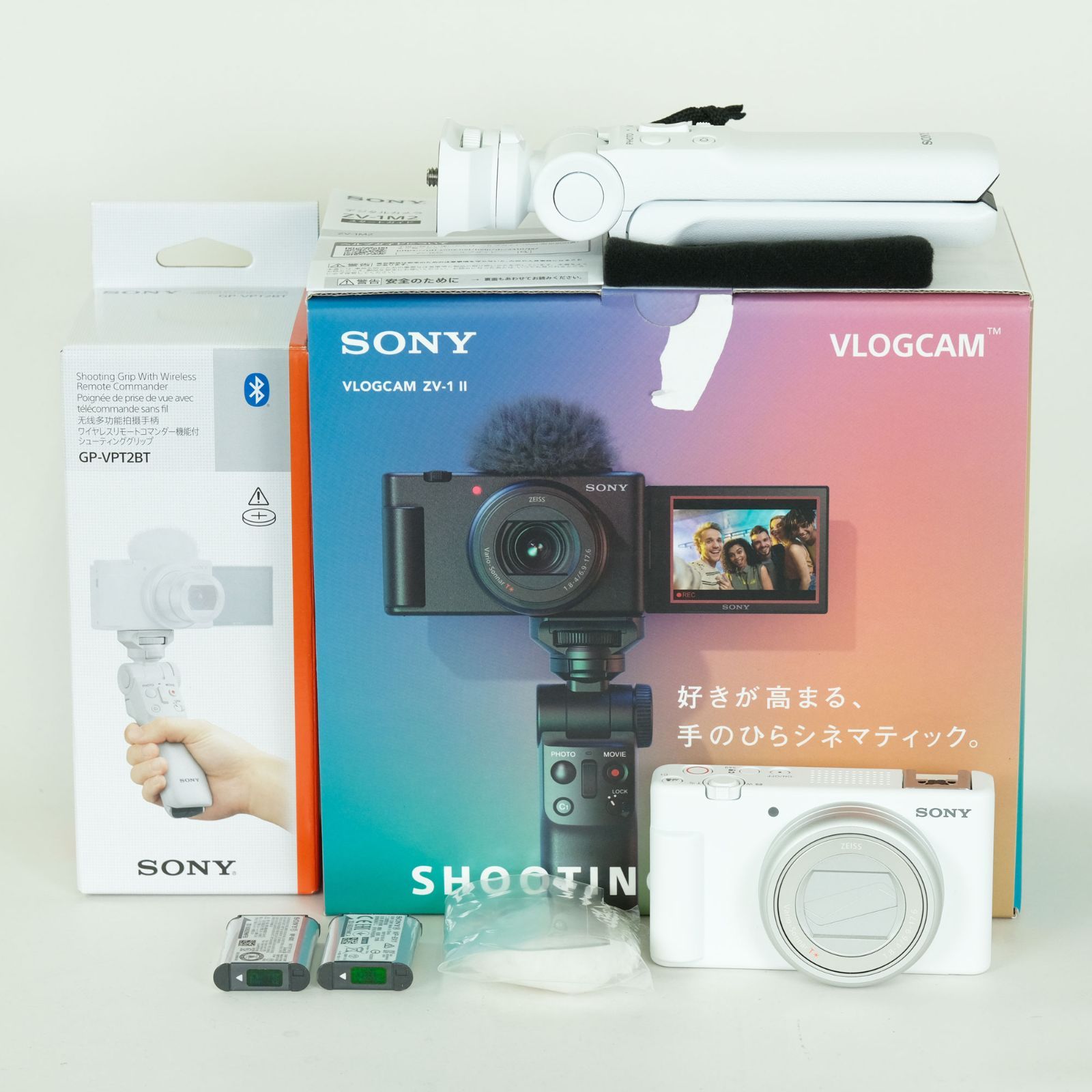 美品] SONY VLOGCAM ZV-1 II（ZV-1M2） [シューティンググリップキット