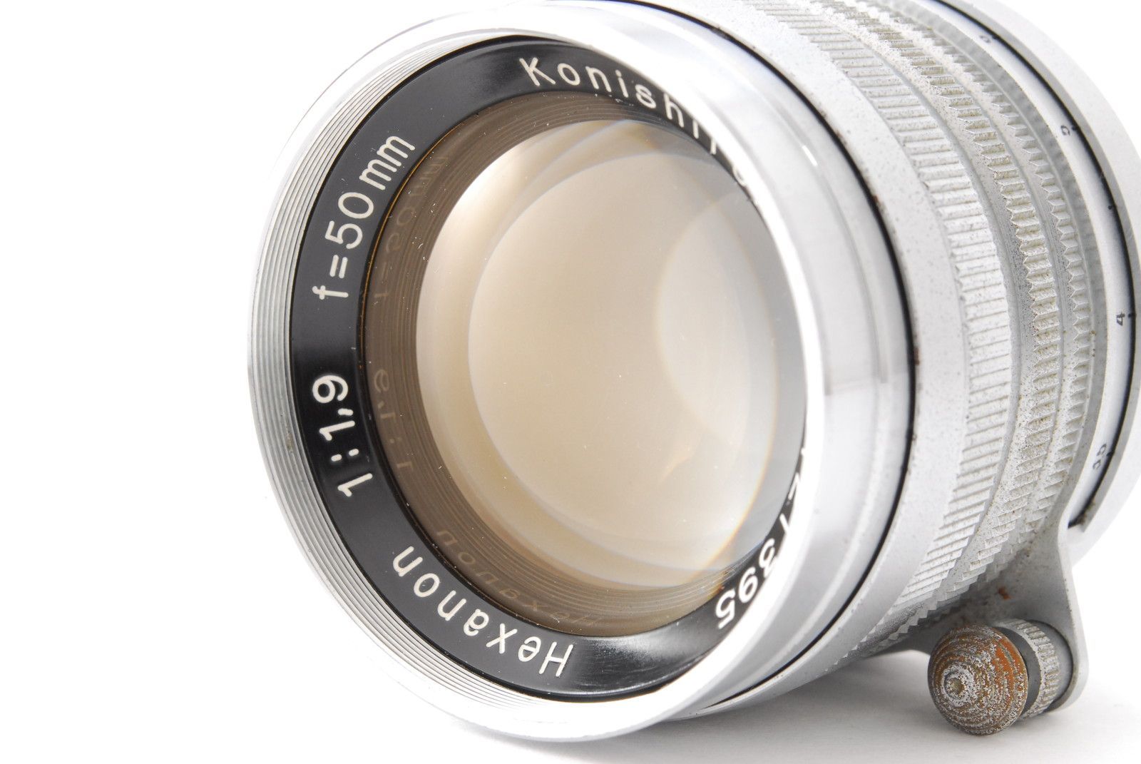 美品 保障付 動作確認済】 Konishiroku Hexanon 50mm f/1.9 Lens 小西