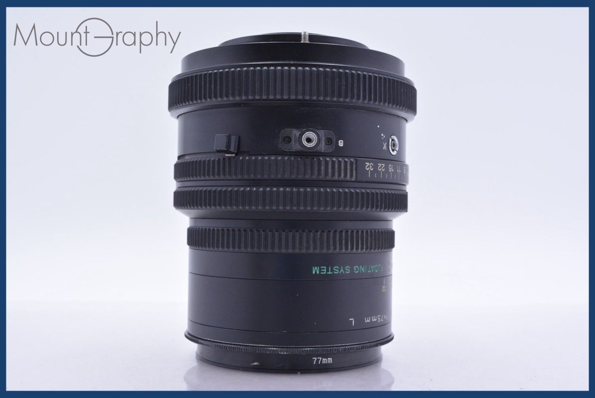 動作保証】 マミヤ Mamiya K/L 75mm F3.5 L フィルター付 同梱無料