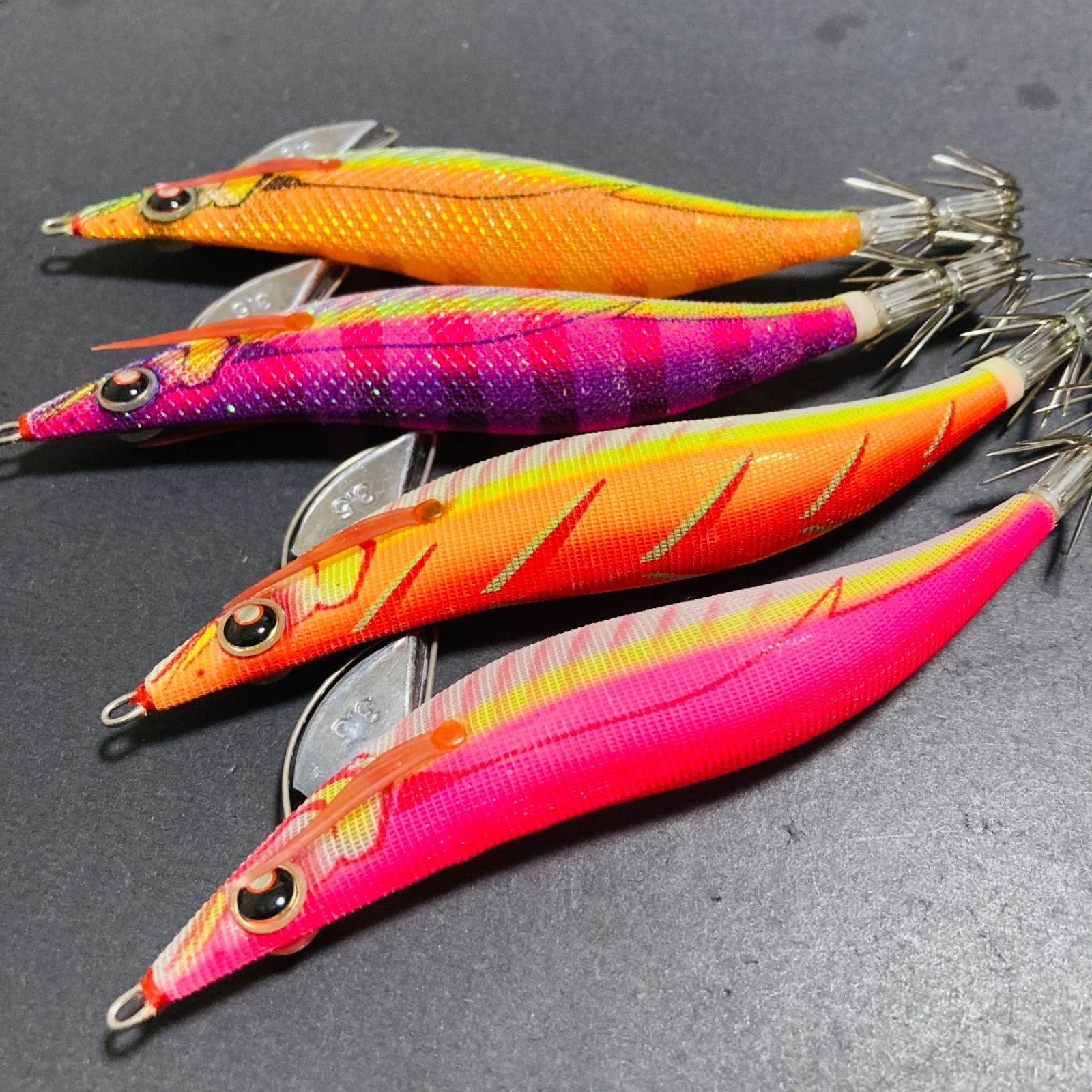 美品】 パタパタQ 3.5号 イージーQ エギ エギセット PatapataQ DUEL YO