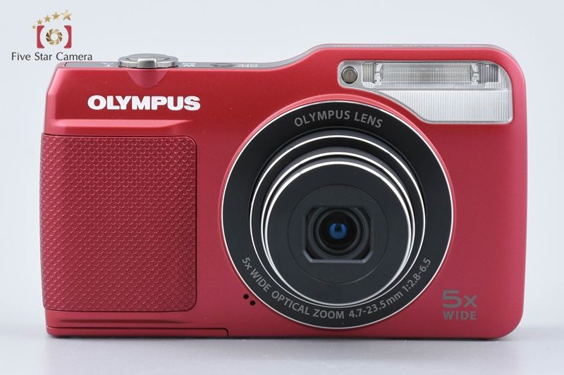 中古】OLYMPUS オリンパス VG-170 レッド コンパクトデジタルカメラ
