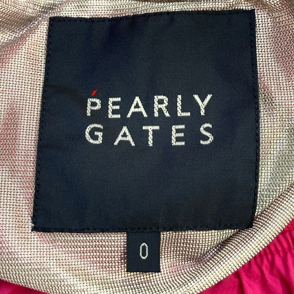 サイズ：0 PEARLY GATES パーリーゲイツ インナー付 蓄熱 スニード