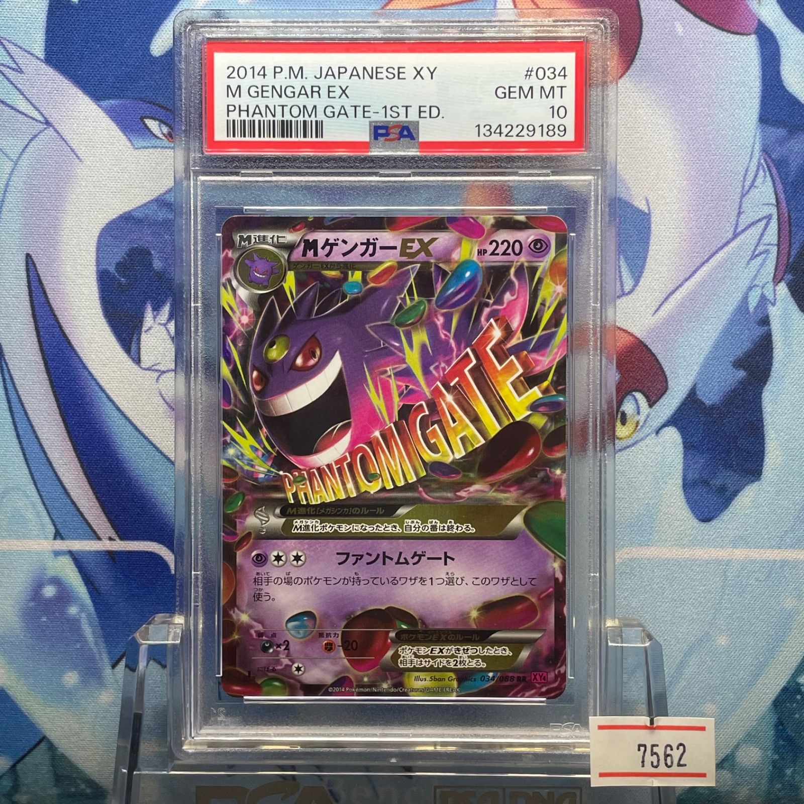 PSA10 MゲンガーEX 1ED RR XY ファントムゲート 034 2014 A-7562