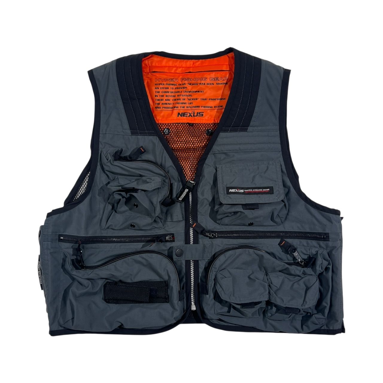 SHIMANO NEXUS シマノ ネクサス 機能ポケット フィッシングベスト L