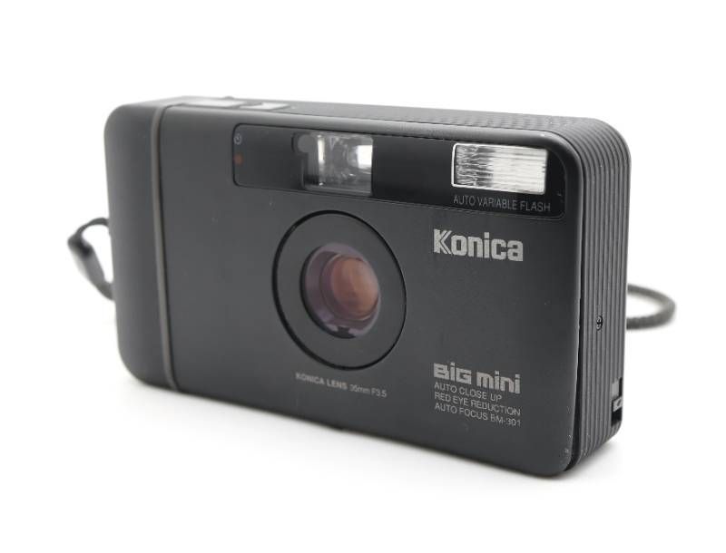 □完動品 美品 Konica BiG mini BM-301 コンパクトフィルムカメラ