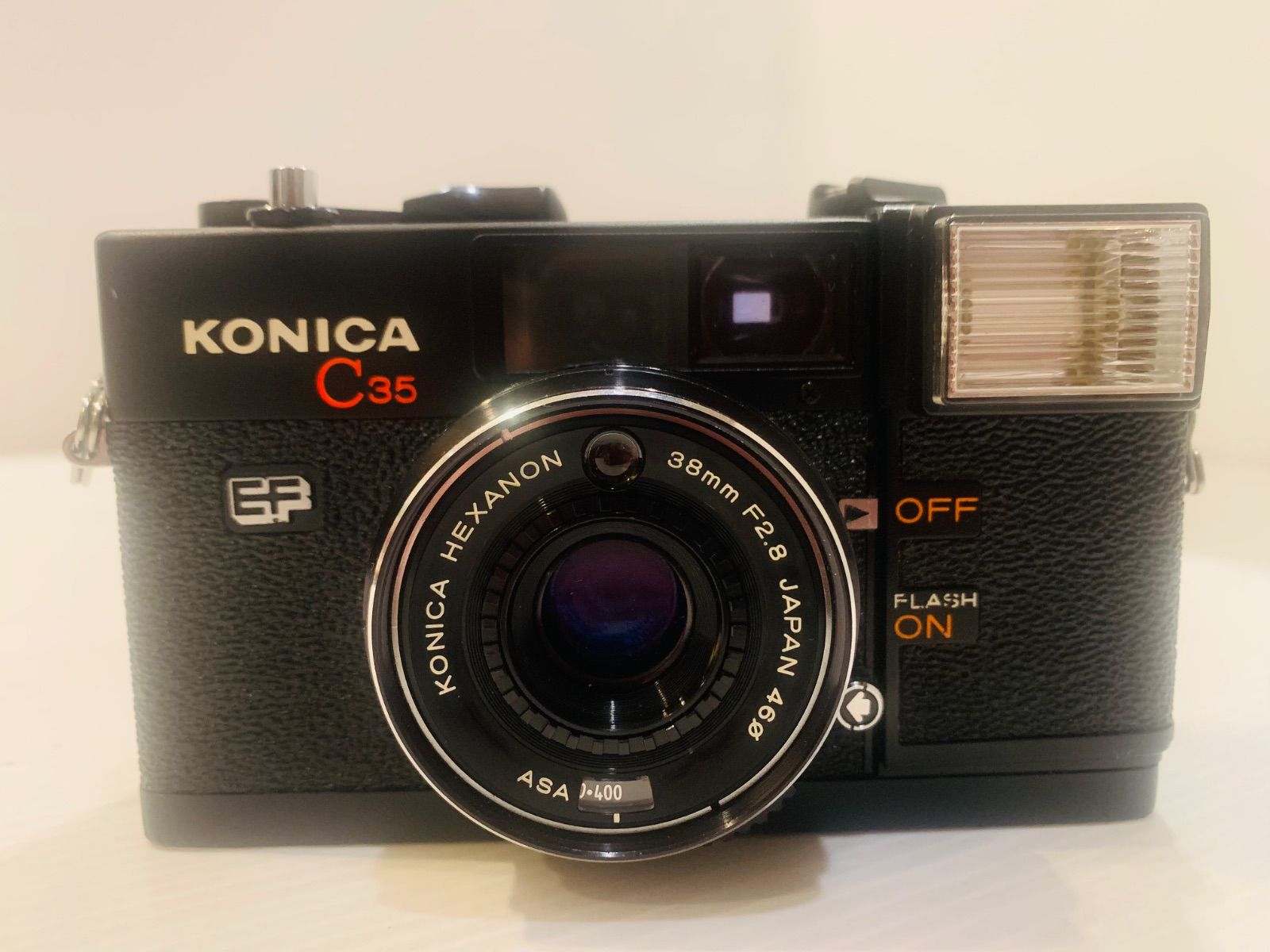 完動品】フィルムカメラ Konica C35 EF 初代ピッカリコニカ【希少